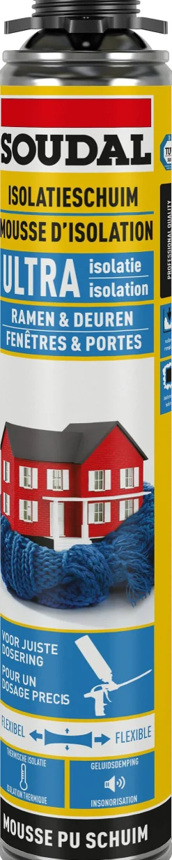 Soudal Pu Isolatieschuim Pistool Ultra Isolatie 750Ml|Brico Clearance