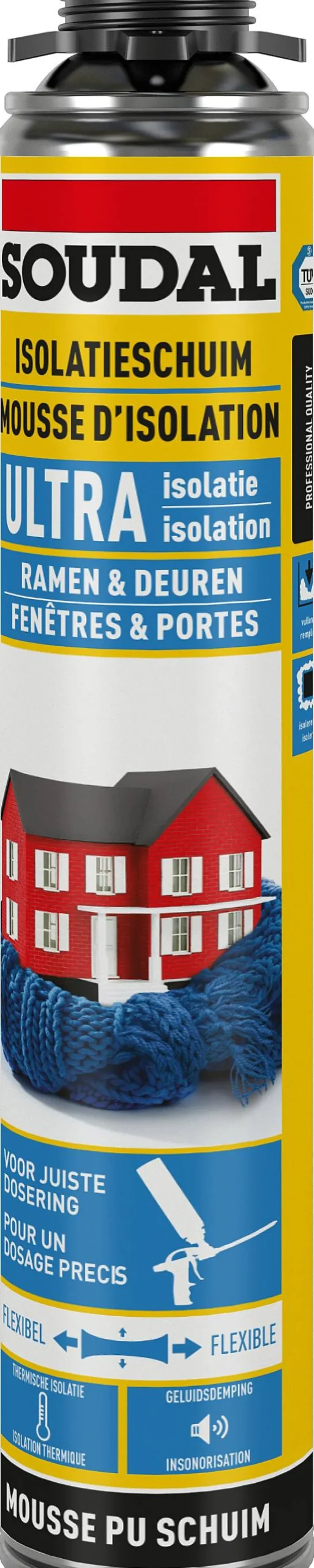 Soudal Pu Isolatieschuim Pistool Ultra Isolatie 750Ml|Brico Clearance