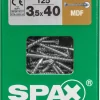Brico Schroeven-Spax Constructieschroef Mdf 40X3,5Mm Staal 125 St