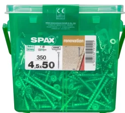 Brico Schroeven-Spax Renovatieschroef 'T-Star' Wirox 4.5X50Mm 350 Stuks