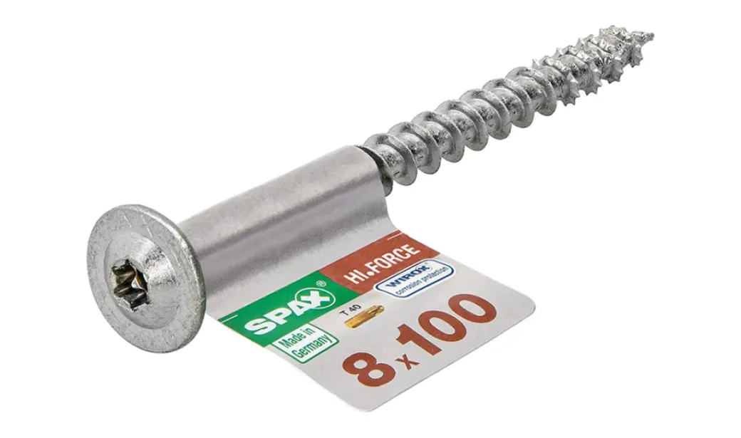 Brico Schroeven-Spax Schroef 'Hi.Force' Staal 100 X 8 Mm - 1 Stuk