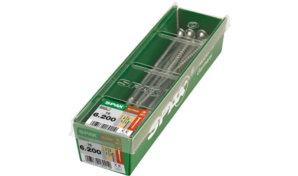 Brico Schroeven-Spax Schroef 'Hi.Force' Wirox 6X200Mm 16 Stuks