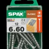Brico Schroeven-Spax Schroef 'Hi.Force' Wirox 6X60Mm 12 Stuks