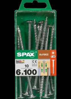 Brico Schroeven-Spax Schroef 'Hi.Force' Wirox 6X100Mm 10 Stuks