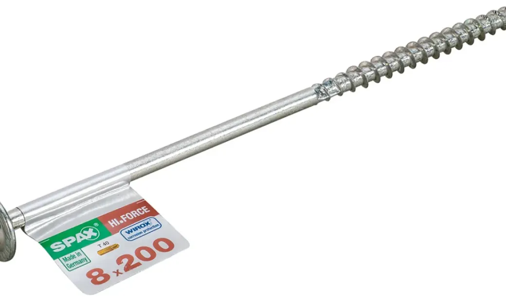 Brico Schroeven-Spax Schroef 'Hi.Force' Wirox 8X200Mm