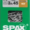 Brico Schroeven-Spax Schroef Voor Mdf 'T-Star' Wirox 3.5X45Mm 125 Stuks
