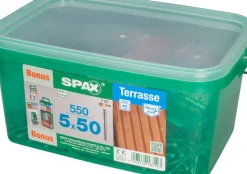 Brico Tuinbeslag & Terrasschroeven-Spax Terrasschroef A2 Rvs 50X5Mm 550St
