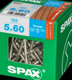 Brico Tuinbeslag & Terrasschroeven-Spax Terrasschroef A2 Rvs 60X5Mm 125St