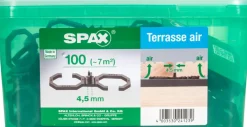 Brico Tuinbeslag & Terrasschroeven-Spax Terrasverhoger Air Hkb L 4,5Mm 100St