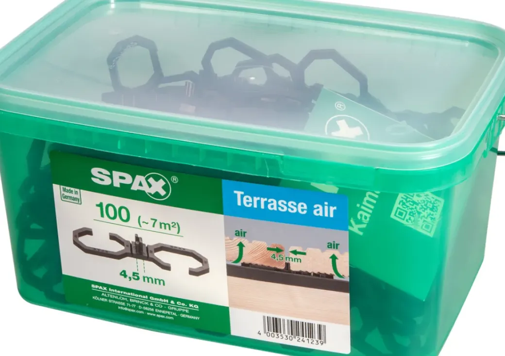 Brico Tuinbeslag & Terrasschroeven-Spax Terrasverhoger Air Hkb L 4,5Mm 100St