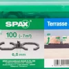Brico Tuinbeslag & Terrasschroeven-Spax Terrasverhoger Air Hkb L 6,5Mm 100St