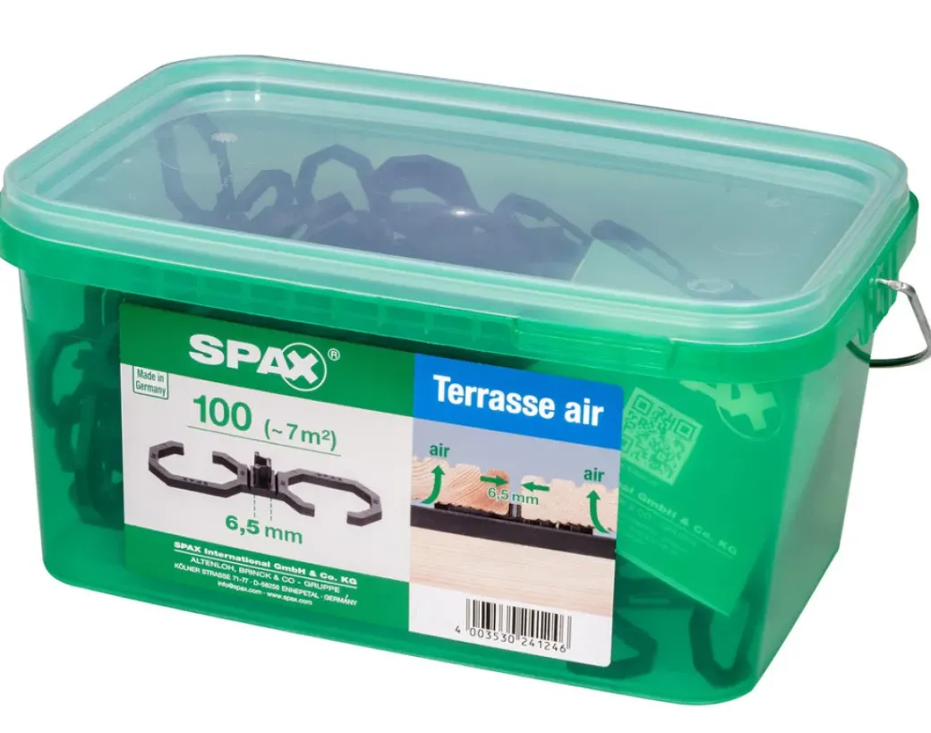 Brico Tuinbeslag & Terrasschroeven-Spax Terrasverhoger Air Hkb L 6,5Mm 100St
