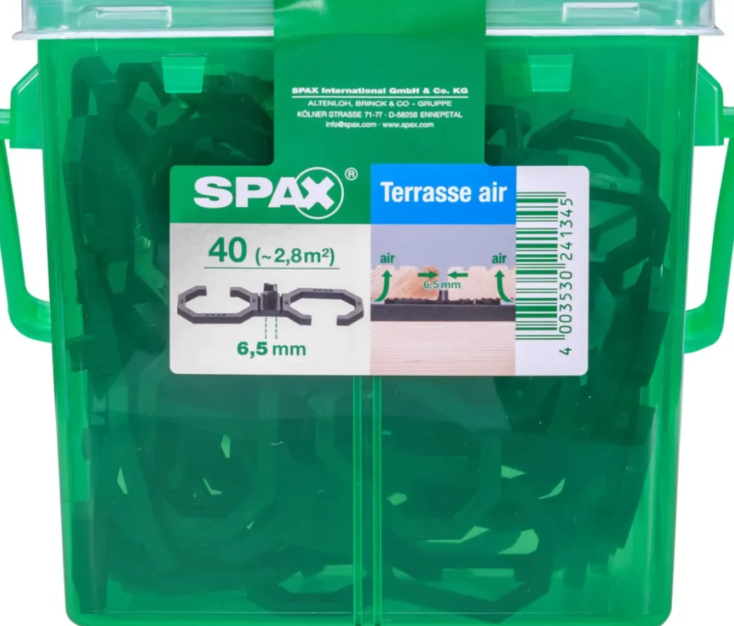 Brico Tuinbeslag & Terrasschroeven-Spax Terrasverhoger Air Hk M 6,5Mm 40St