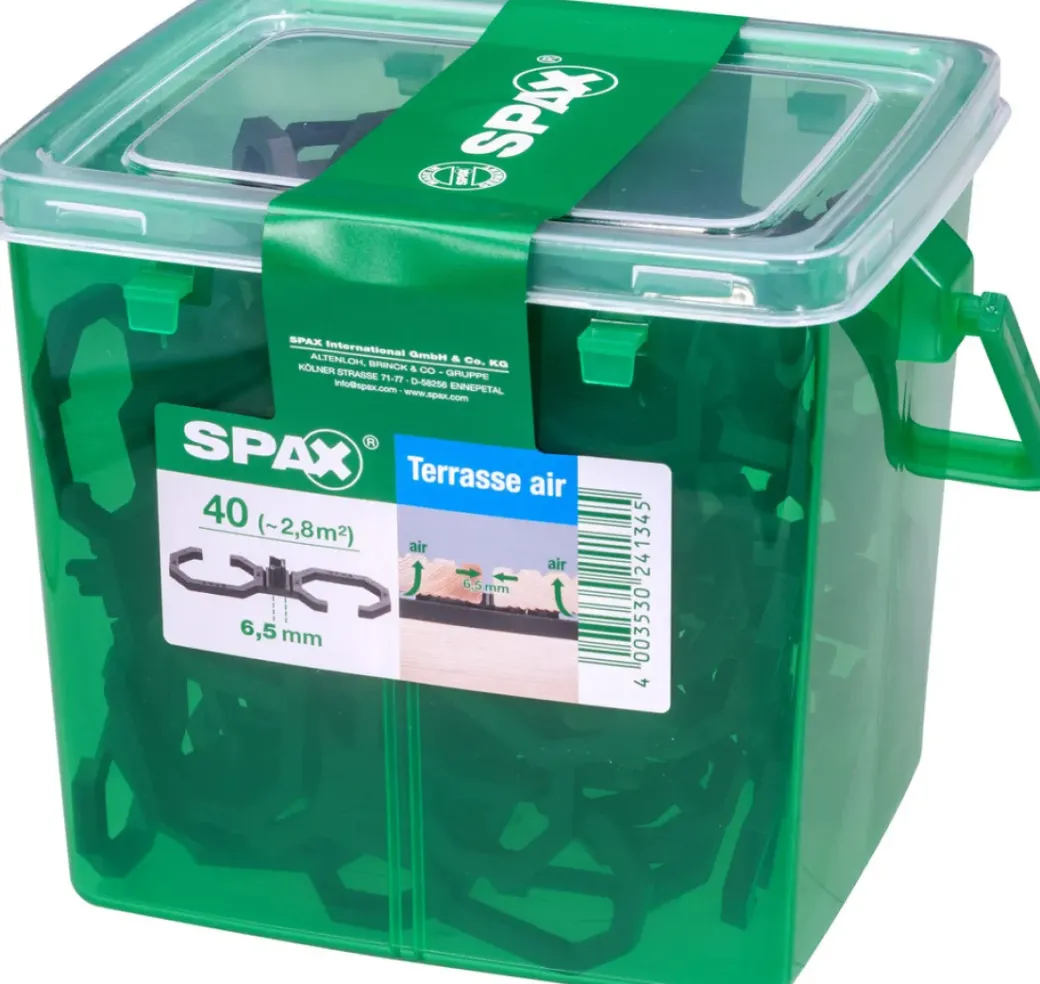Brico Tuinbeslag & Terrasschroeven-Spax Terrasverhoger Air Hk M 6,5Mm 40St