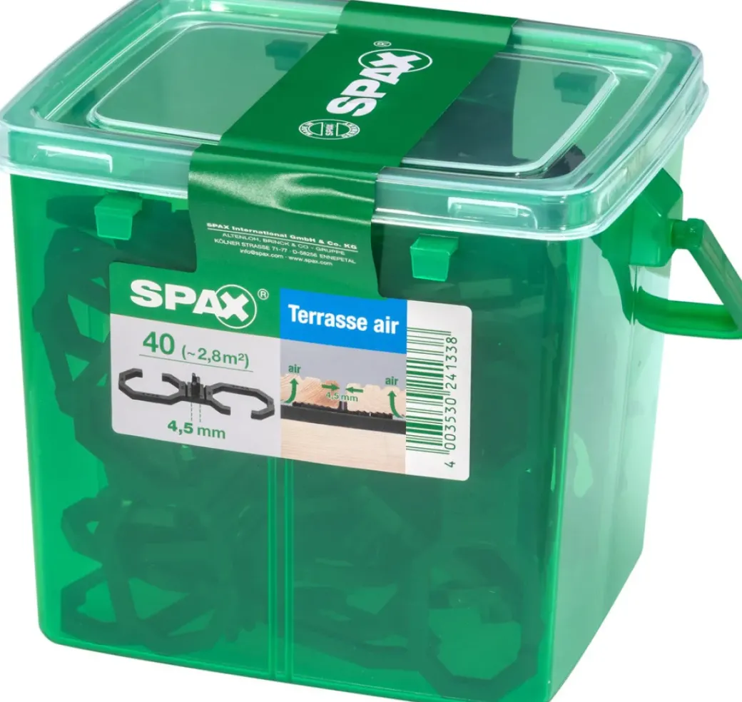 Brico Tuinbeslag & Terrasschroeven-Spax Terrasverhoger Air Hkb M 4,5Mm 40St
