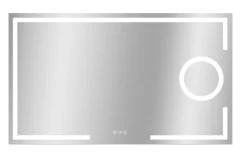 Spiegel Brett Rechthoek Met Ledverlichting Touch Sensor En Spiegelverwarming 70X120Cm|Brico Sale