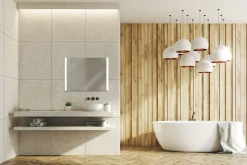 Spiegel Grant Rechthoek Met Ledverlichting Touch Sensor En Spiegelverwarming 60X80Cm|Brico Clearance