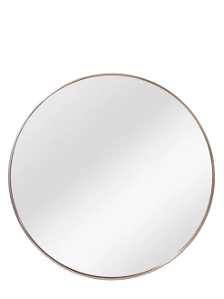 Spiegel Lounge Rond Rosegoud O80Cm|Brico Best