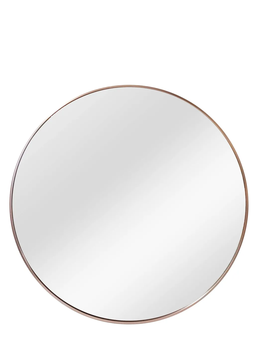 Spiegel Lounge Rond Rosegoud O80Cm|Brico Best