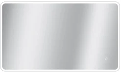 Spiegel Renzo Rechthoek Met Ledverlichting Touch Sensor En Spiegelverwarming 70X120Cm|Brico