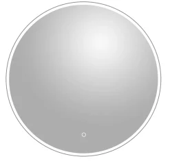 Spiegel Renzo Rond Met Ledverlichting Touch Sensor En Spiegelverwarming O60Cm|Brico Best
