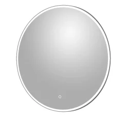 Spiegel Renzo Rond Met Ledverlichting Touch Sensor En Spiegelverwarming O60Cm|Brico Best
