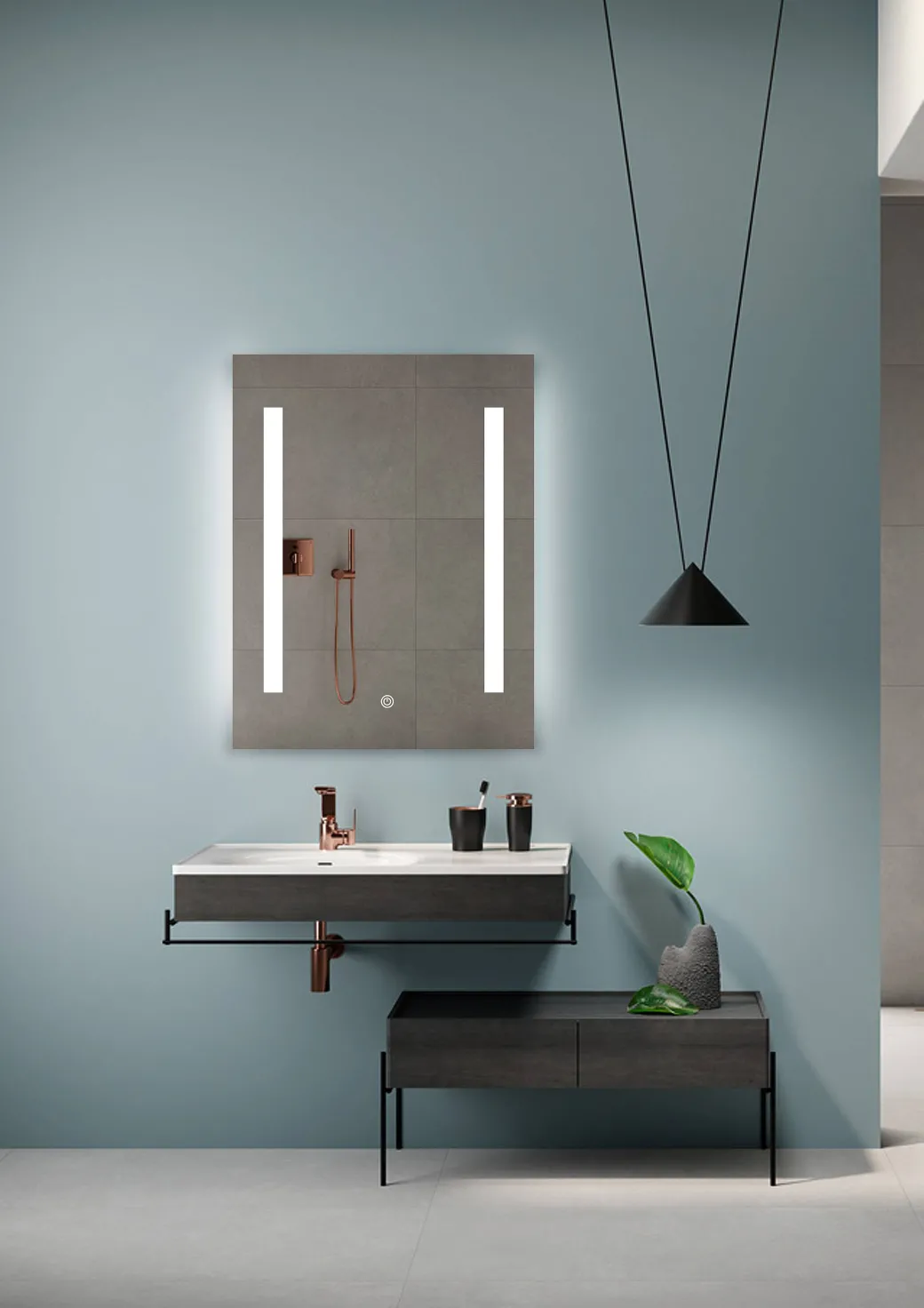 Spiegel Scott Rechthoek Met Ledverlichting En Touch Sensor 70X50Cm|Brico Clearance