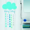 Spirella Douchegordijn Cloud Blauw 180Cm|Brico