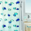 Spirella Douchegordijn Hugo Blauw 180Cm|Brico Sale