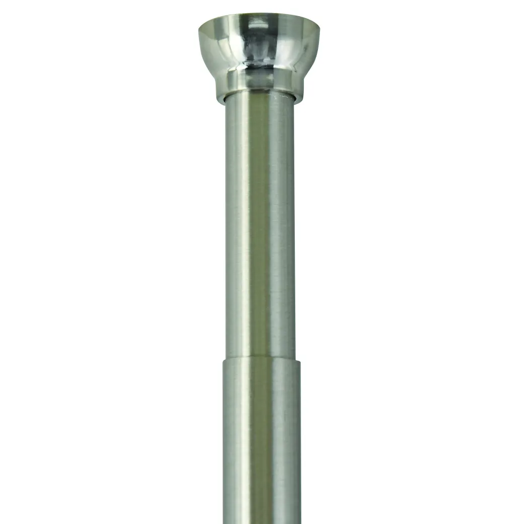 Spirella Douchestang Kreta 125-220Cm Zilver Geborsteld|Brico New