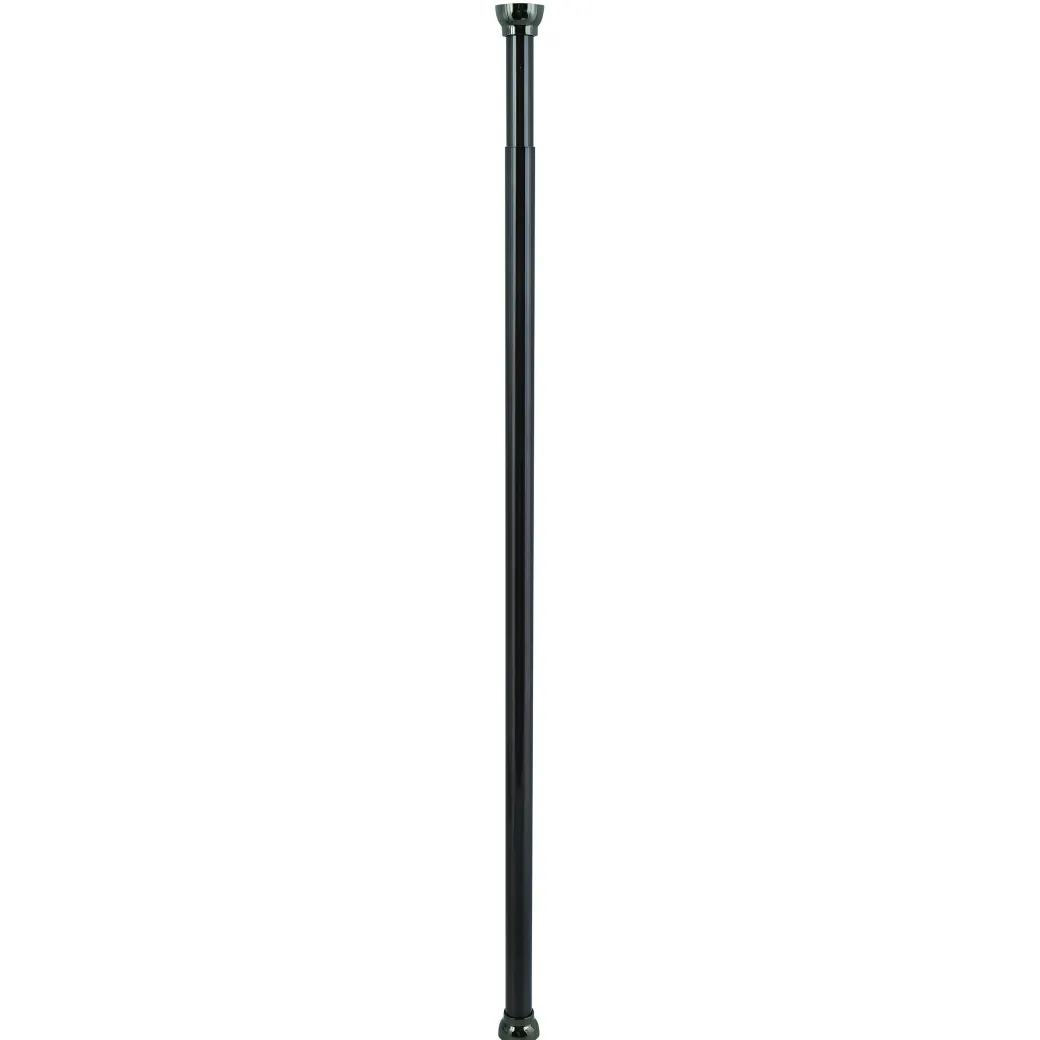 Spirella Douchestang Kreta 75-125Cm Zwart|Brico