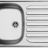 Spoelbak 1 Bak 480X755Mm Met Afdruiprek Rvs|Brico Discount