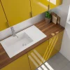 Spoelbak Einna 1 Xl Bak 86X50X20Cm Composiet Wit|Brico Clearance