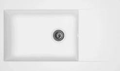 Spoelbak Einna 1 Xl Bak 86X50X20Cm Composiet Wit|Brico Clearance