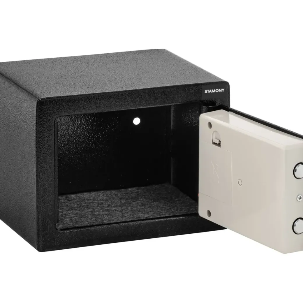 Brico Kluizen-Stamony Elektronische Kluis - 23 X 17 X 17 Cm St-Es-170