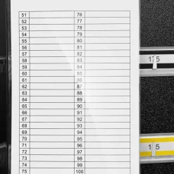 Brico Kluizen-Stamony Sleutelkast - Voor 200 Sleutels - Incl. Sleutel Tags St-Kb-200