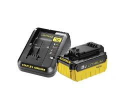 Stanley Fatmax Batterij + Lader Starter Kit 18V 4Ah|Brico Best