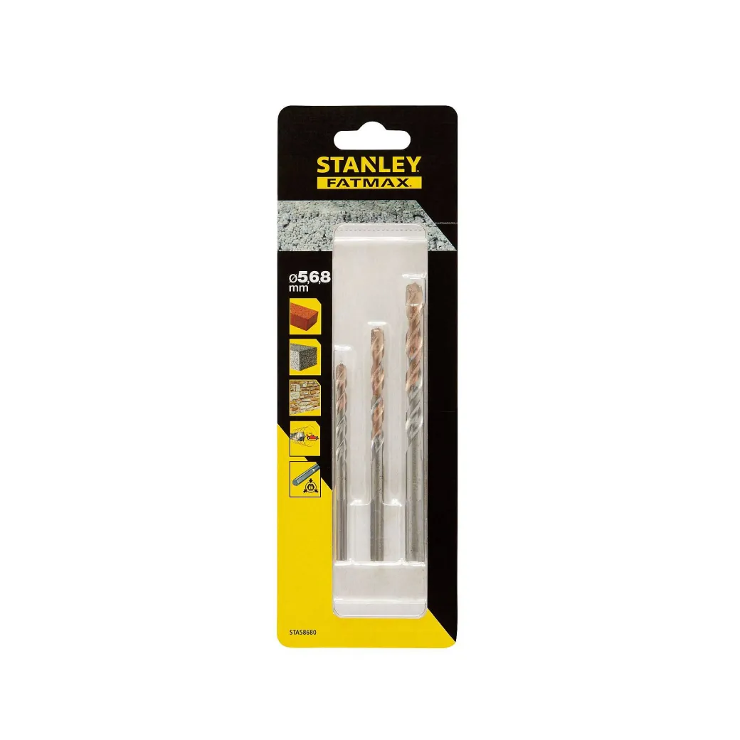 Stanley Fatmax Betonboor Set Sta58680-Qz – 3 Stuks|Brico Online