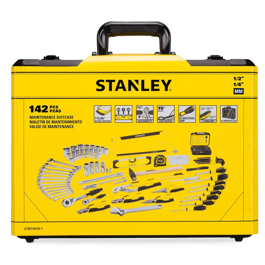 Stanley Gevulde Gereedschapskoffer 142-Delig|Brico New