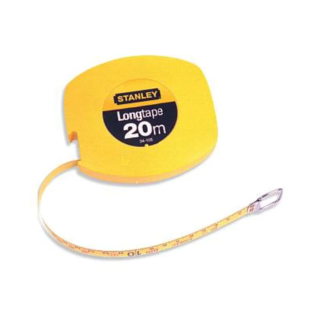 Stanley Landmeter 'Long Tape' Metaal 20 M|Brico