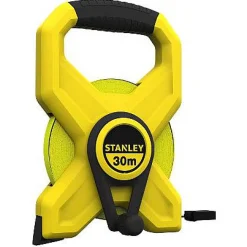 Stanley Rolmeter 'Long Tape' Glasvezel 30 M|Brico Hot