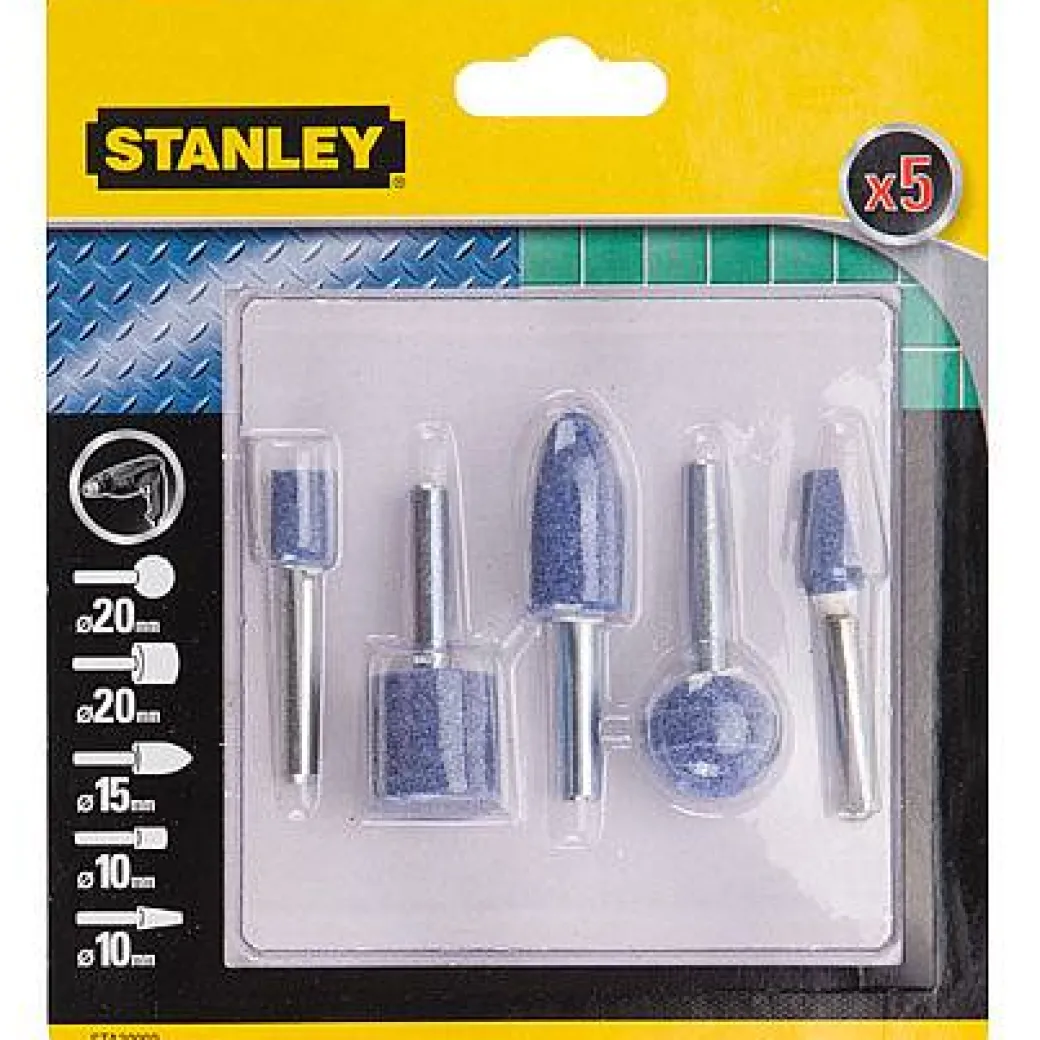 Stanley Slijpsteen Metaal - 5 Stuks|Brico Hot