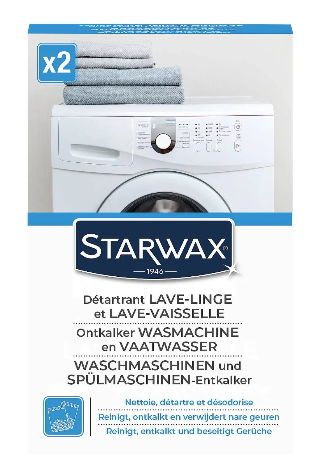 Starwax Reiniger Ontkalker Voor Was-En Vaatwasmachine|Brico Hot