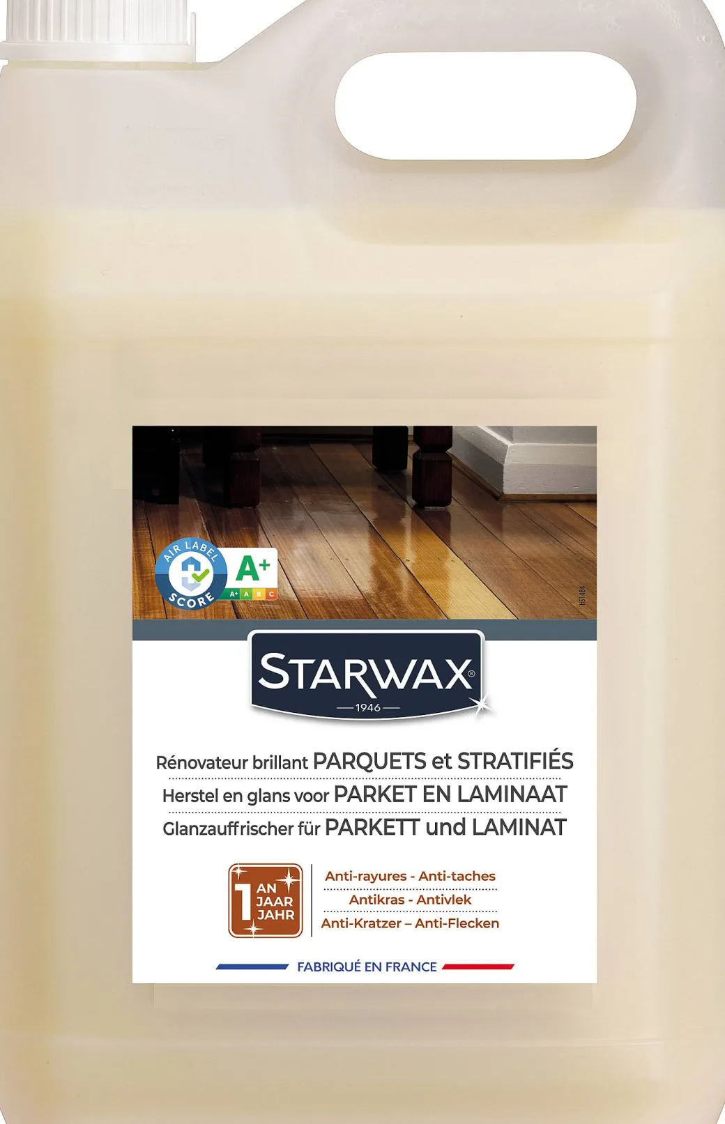 Starwax Vloervernieuwer Parket En Laminaat Glans 5L|Brico