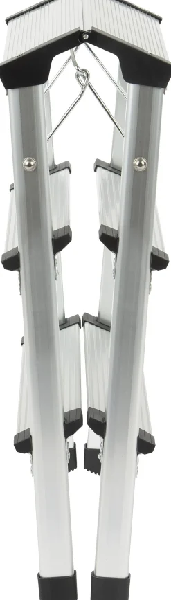 Steppy Huishoudtrap Aluminium Dubbel 3 Treden Platform 31X20 Cm|Brico New