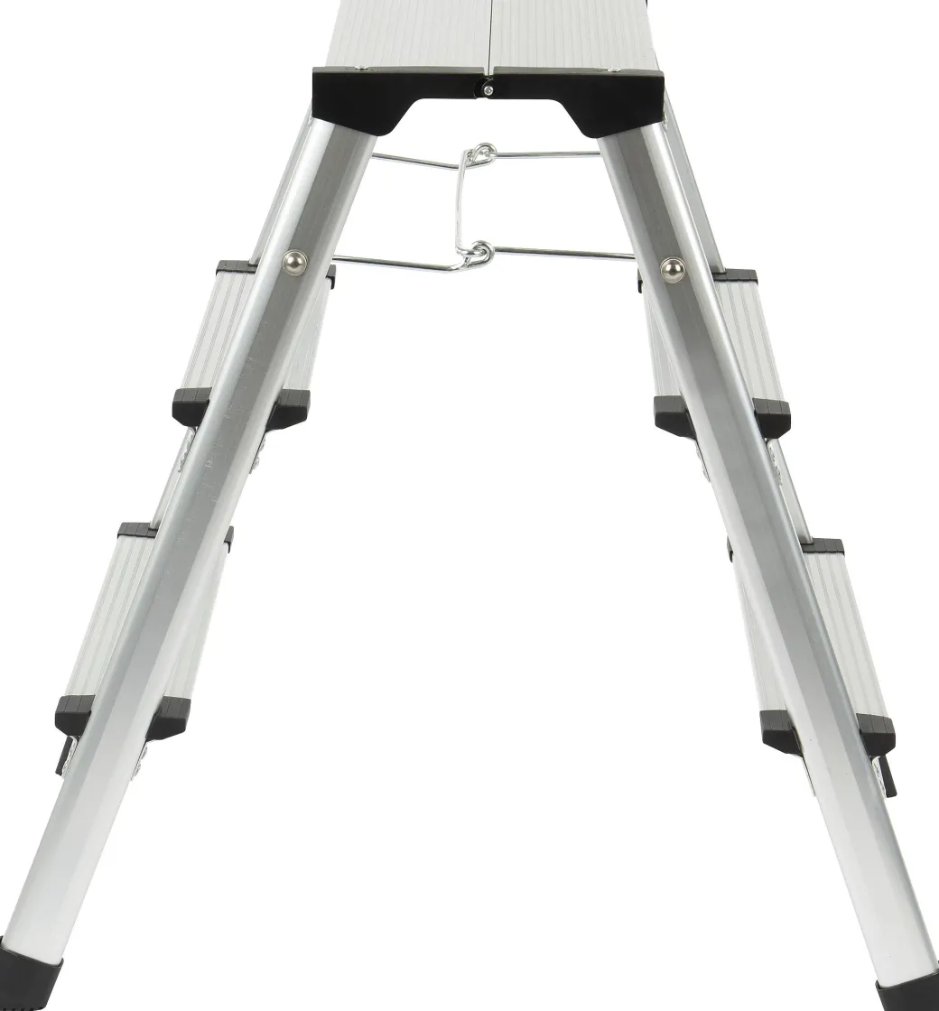 Steppy Huishoudtrap Aluminium Dubbel 3 Treden Platform 31X20 Cm|Brico New