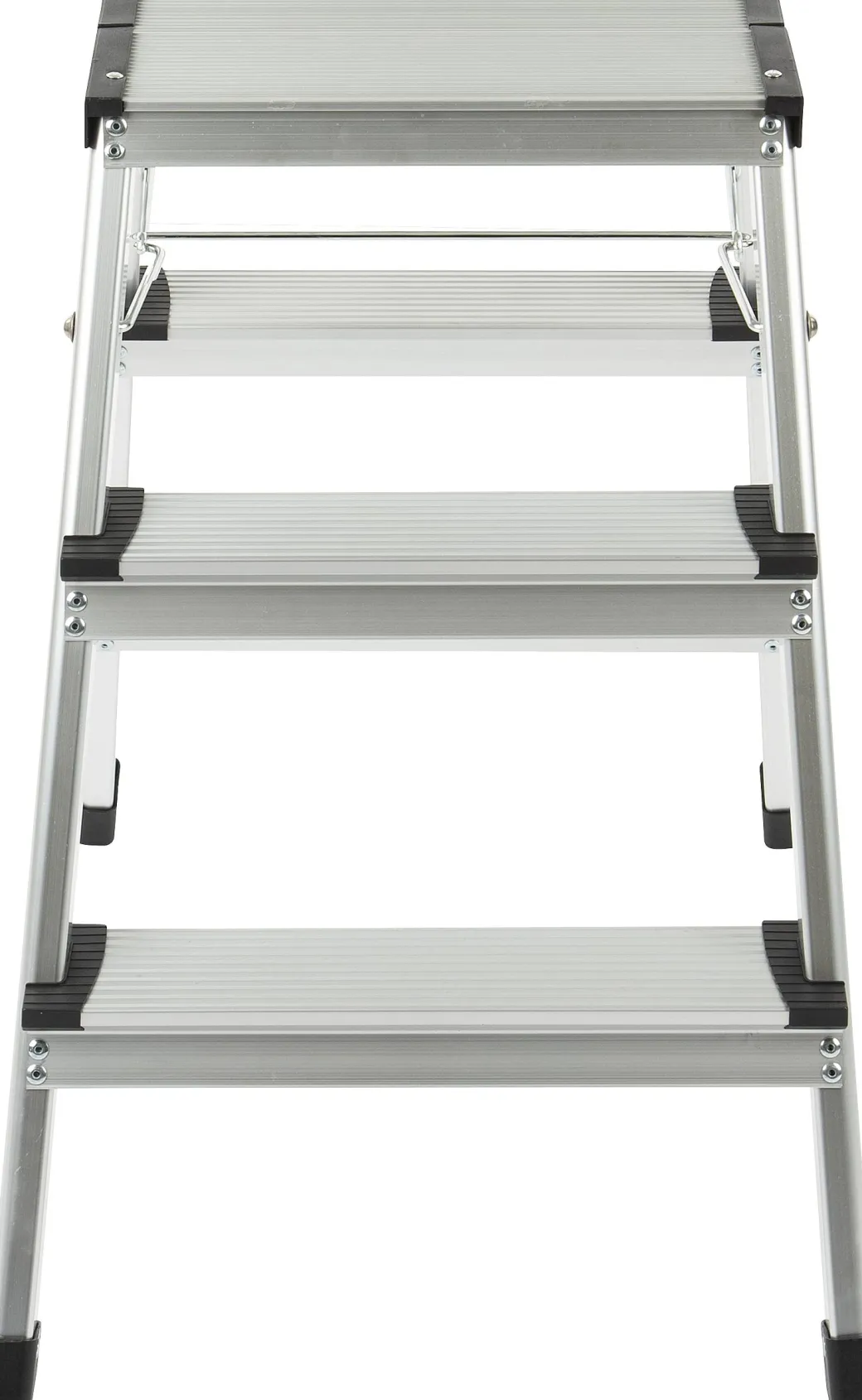 Steppy Huishoudtrap Aluminium Dubbel 3 Treden Platform 31X20 Cm|Brico New