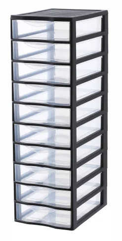 Sundis Opbergtoren 81,5X26X36,5Cm Met 10 Laden|Brico Outlet