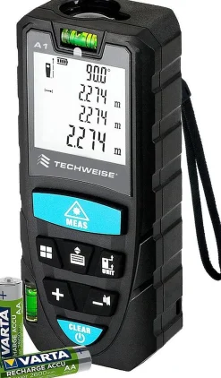 Techweise Laser Afstandsmeter 50M - Met Alle Meetopties|Brico Best