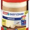 Brico Afplaktape-Tesa Afdekfolie Tesa Easy Cover Premium 18Cmx25M 2-In-1
